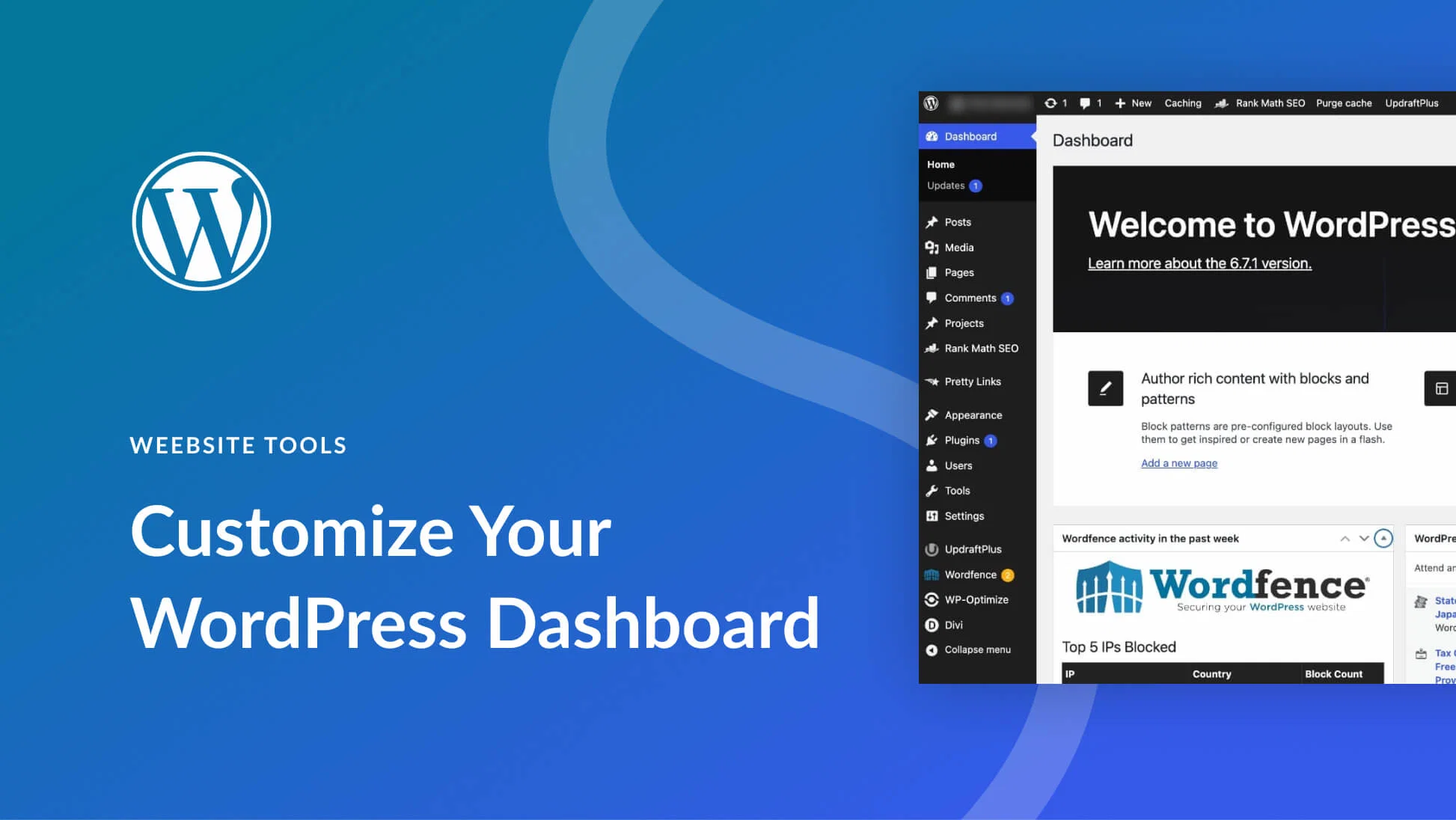 WordPress Dashboard